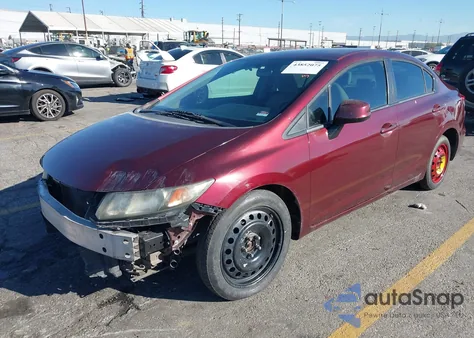 2013 Honda Civic Lx из США, поврежденный, VIN 19XFB2F55DE244355